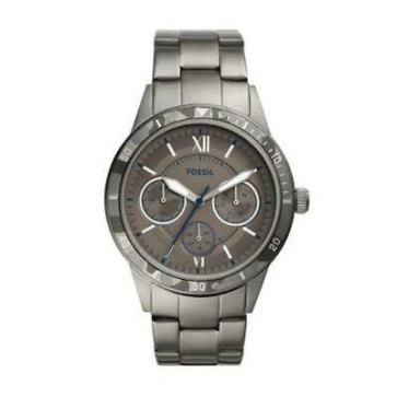 Bracelet de montre Fossil BQ2342 Acier inoxydable Gris anthracite 22mm